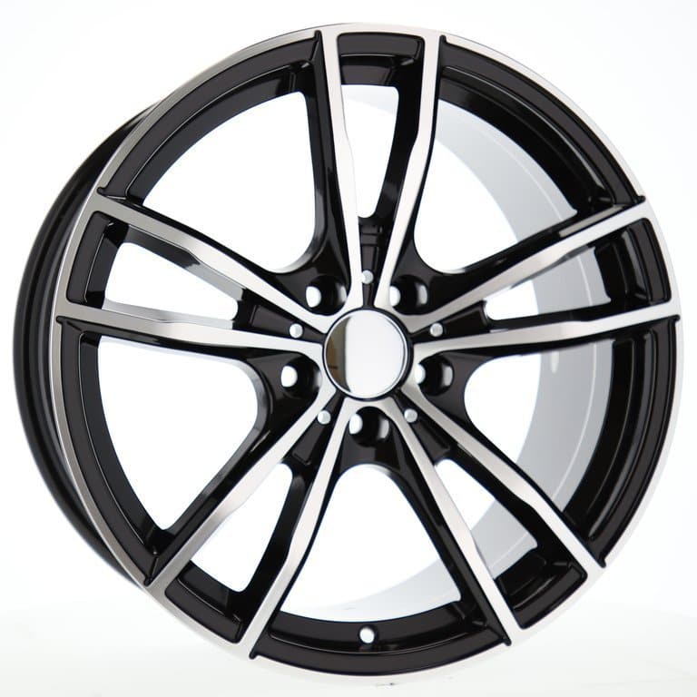 Racingline A5588 18x8 5x112 ET27 Black Polished BMW - Wheelsup.sk