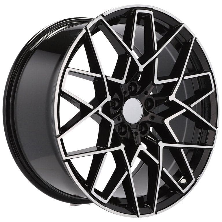 Racingline A1344 20x8.5 5x120 ET25 Black Polished & Powder Coating BMW - Wheelsup.sk