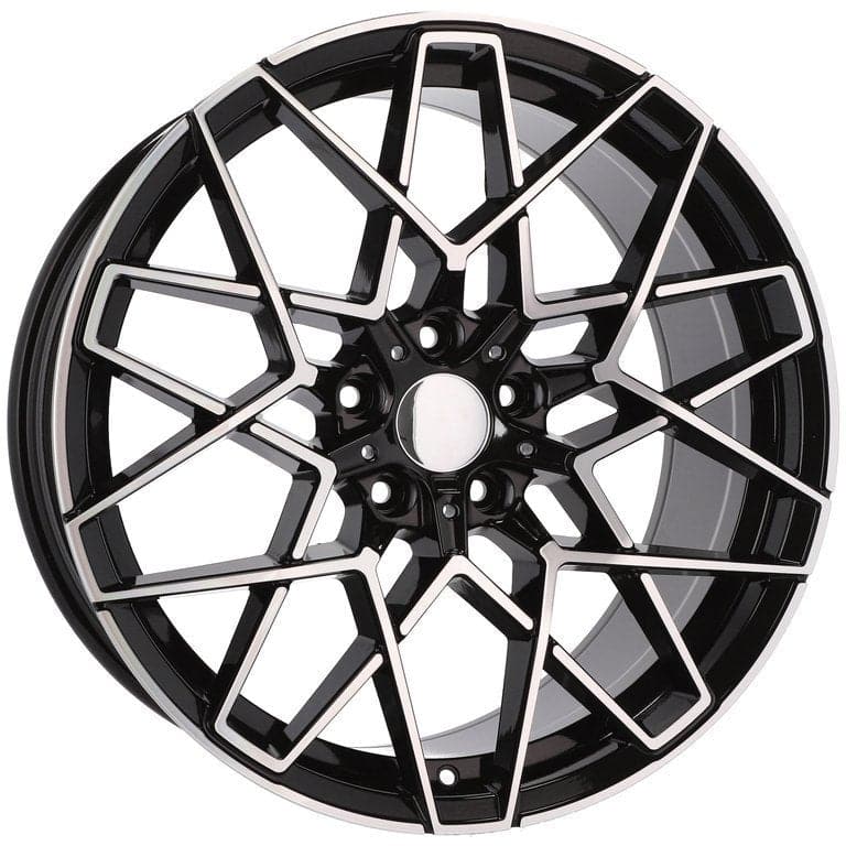 Racingline A1344 20x8.5 5x120 ET25 Black Polished & Powder Coating BMW - Wheelsup.sk