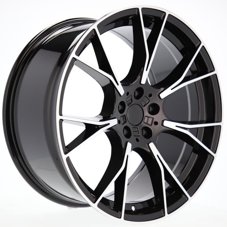 Racingline B1617 19x8.5 5x112 ET26 Black Polished BMW - Wheelsup.sk