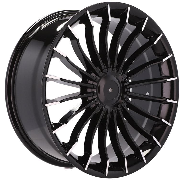 Racingline BK273 21x10 10x112 ET41 Black Polished BMW - Wheelsup.sk