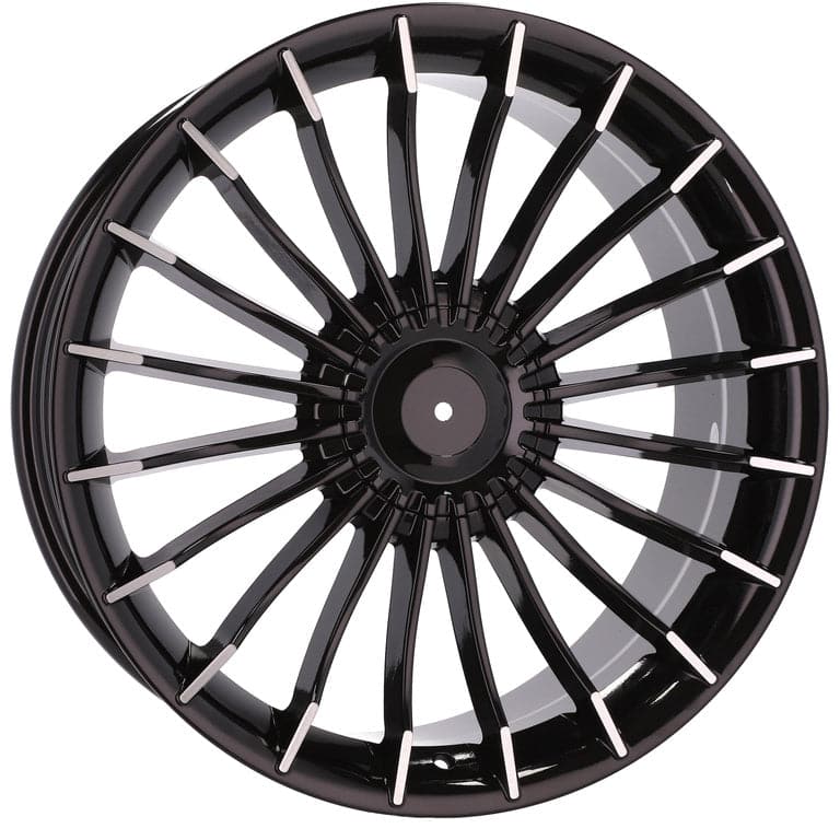 Racingline BK273 21x8.5 10x112 ET25 Black Polished BMW - Wheelsup.sk