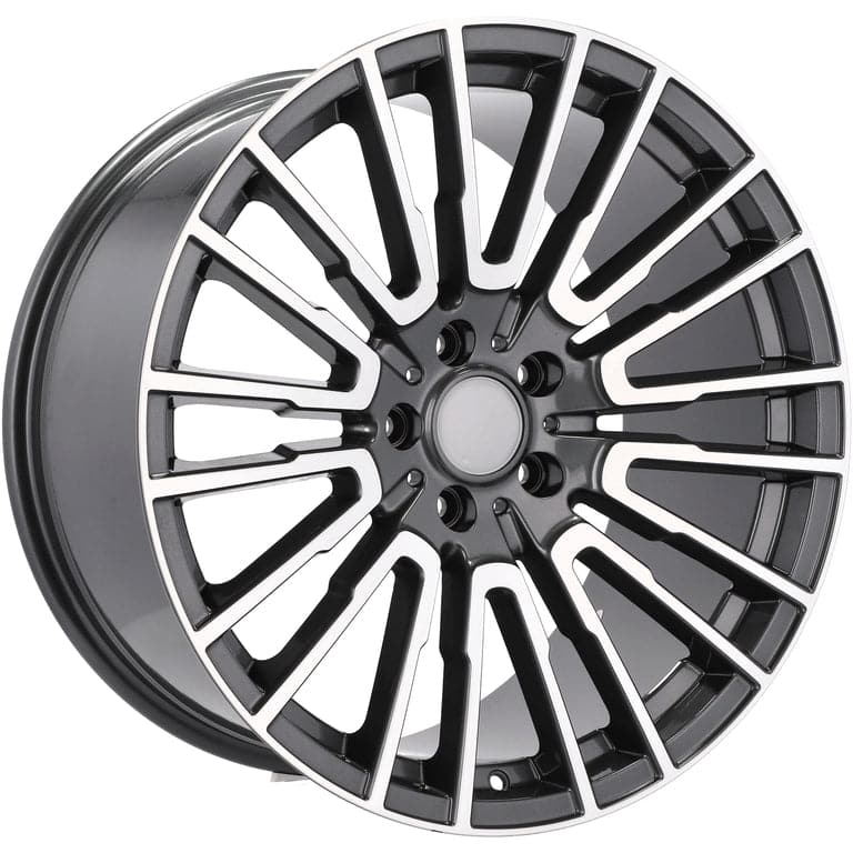 Racingline A1242 20x8.5 5x120 ET25 Grey Polished & Powder Coating BMW - Wheelsup.sk