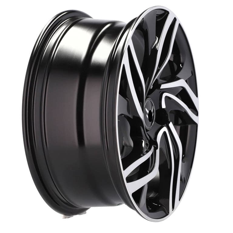 Racingline BK607 16x7 4x108 ET25 Black Polished Citroen - Wheelsup.sk