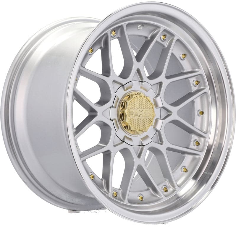 HAXER HX025 18x10 10x120 ET15 Silver & Polished Lip - Wheelsup.sk