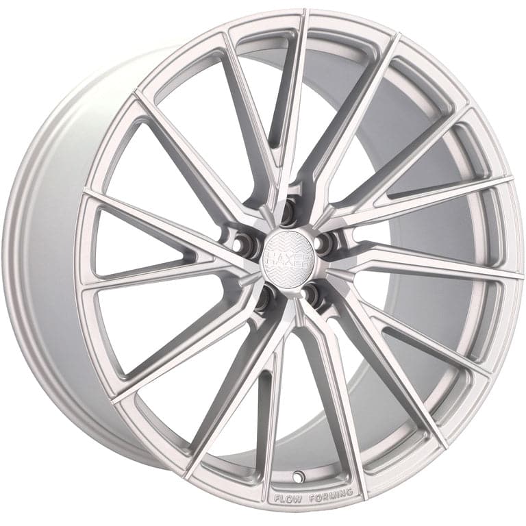 HAXER HX06F 20x10 5x112 ET40 Polished Silver Half Matt - Wheelsup.sk