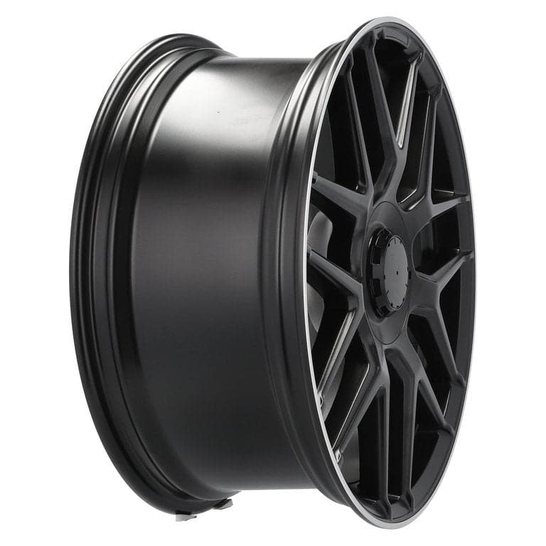 Racingline B1258 19x9.5 5x112 ET43 Black Half Matt & Polished Lip Mercedes - Wheelsup.sk
