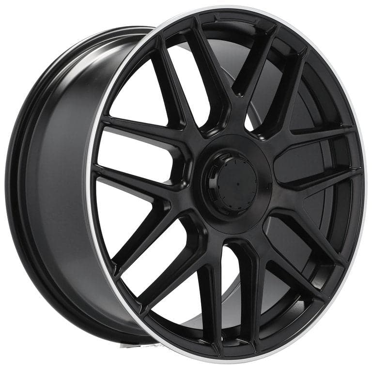Racingline B1258 19x9.5 5x112 ET43 Black Half Matt & Polished Lip Mercedes - Wheelsup.sk