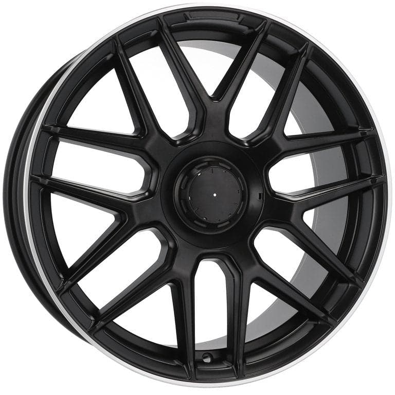 Racingline B1258 19x9.5 5x112 ET38 Black Half Matt & Polished Lip Mercedes - Wheelsup.sk