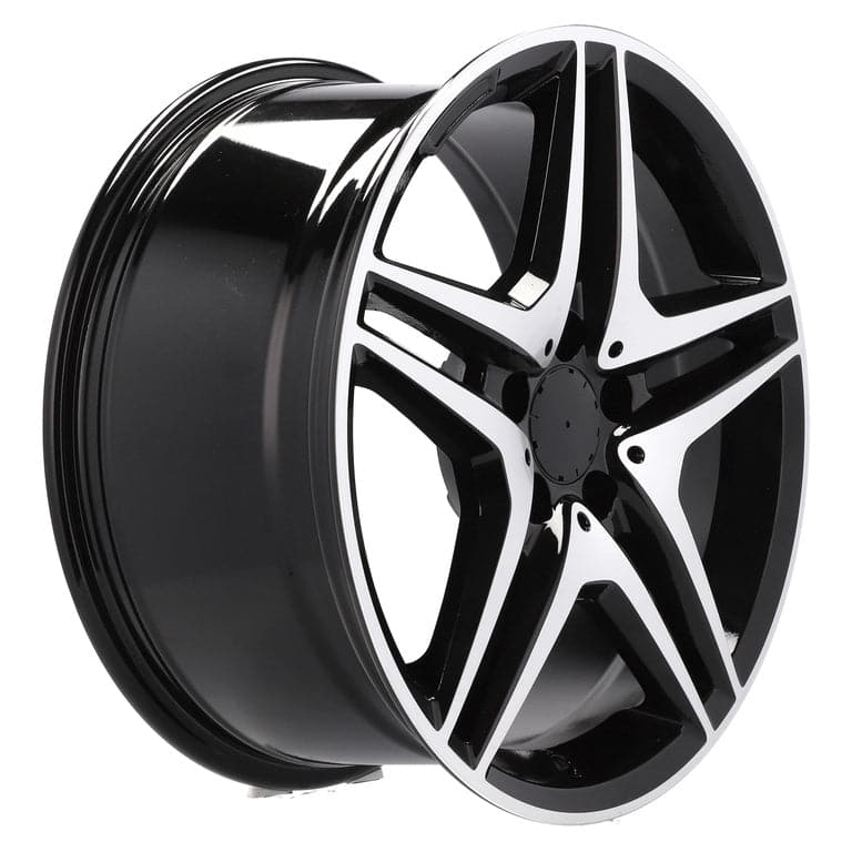 Racingline BY496 19x9.5 5x112 ET43 Black Polished Mercedes - Wheelsup.sk