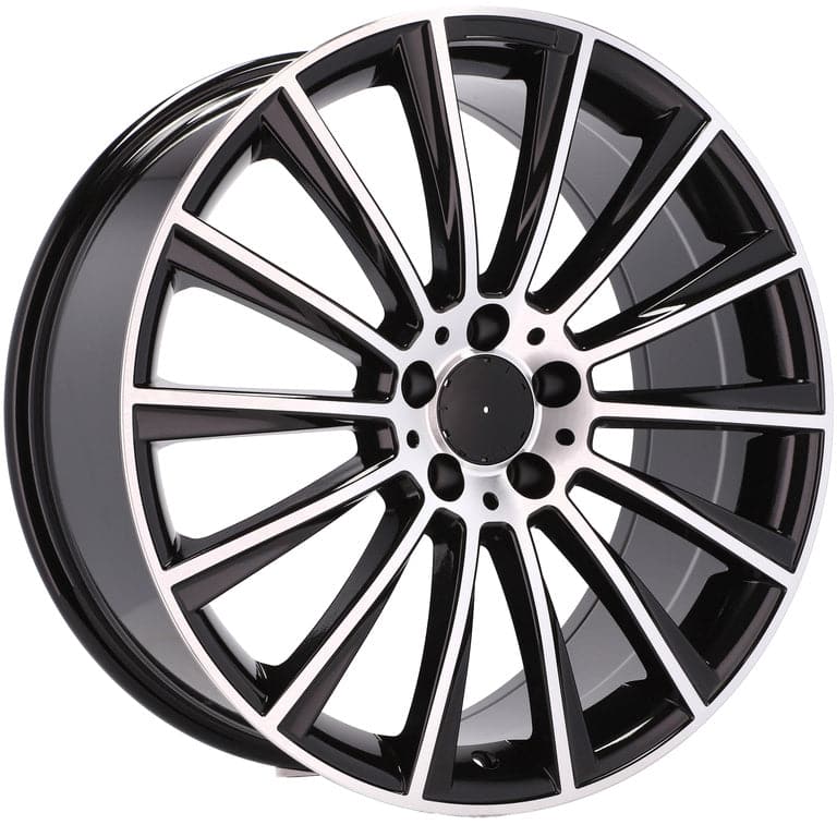 Alu kola pro Mercedes B1048 10x22 5x112 ET46 66.6 Black Polished | Wheelsup.cz
