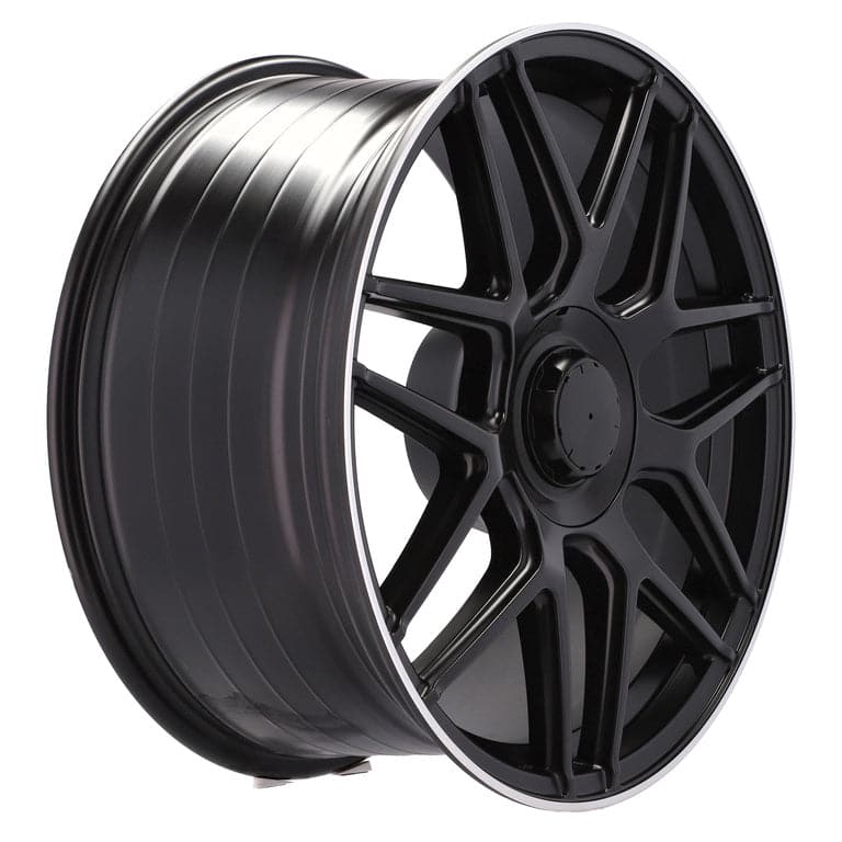 Racingline B5318 21x8.5 5x112 ET40 Black Half Matt & Polished Lip Mercedes - Wheelsup.sk