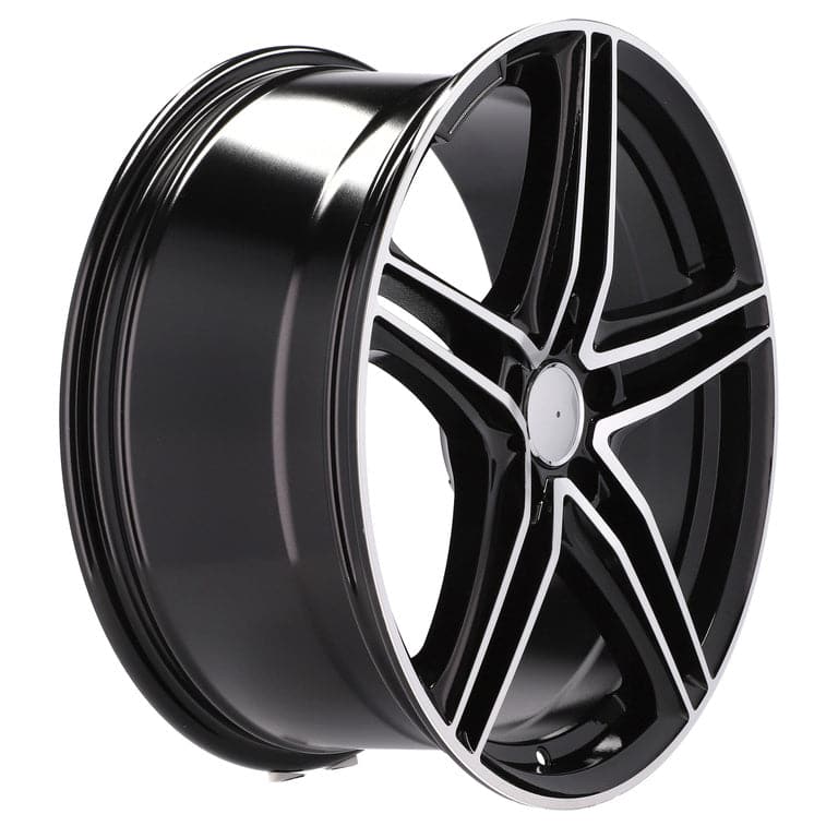 Racingline B5252 19x8.5 5x112 ET43 Black Polished Mercedes - Wheelsup.sk