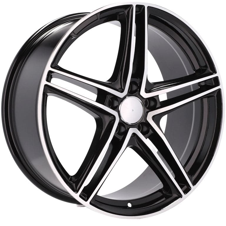Racingline B5252 19x8.5 5x112 ET43 Black Polished Mercedes - Wheelsup.sk