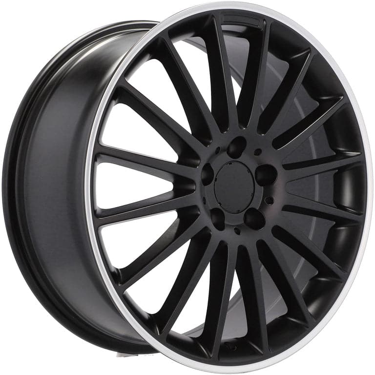 Racingline A1020 19x8 5x112 ET45 Black Half Matt & Polished Lip Mercedes - Wheelsup.sk