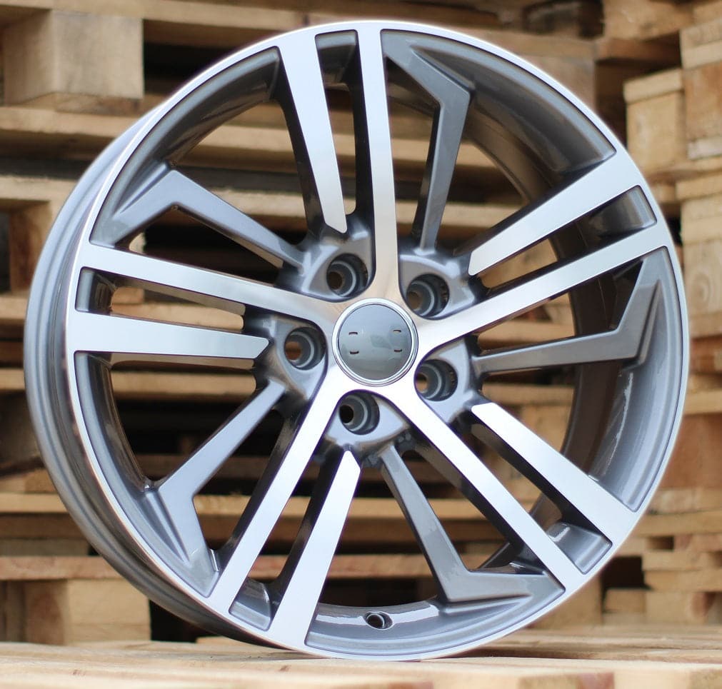 Racingline A1020 19x8 5x112 ET45 Black Half Matt & Polished Lip Mercedes - Wheelsup.sk