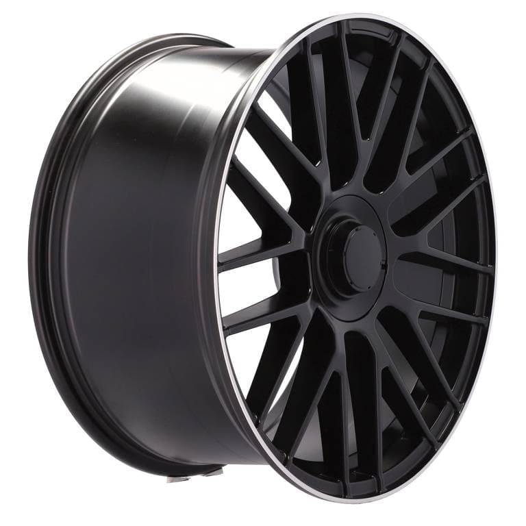 Racingline BK912 19x8 5x112 ET45 Black Half Matt & Polished Lip Mercedes - Wheelsup.sk