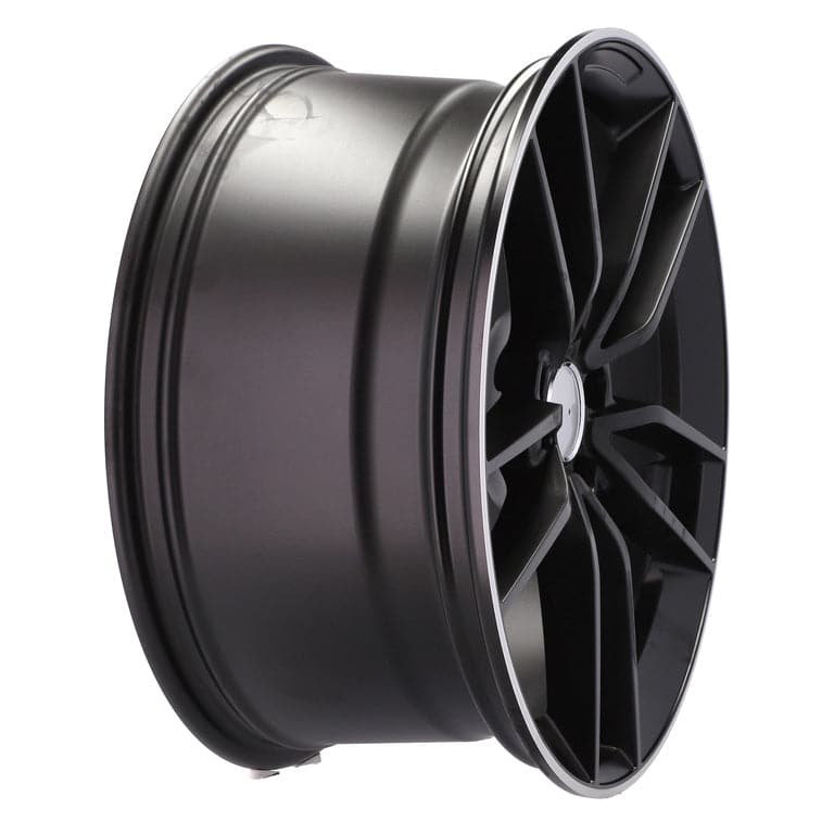 Racingline B5461 19x8 5x112 ET43 Black Half Matt & Polished Lip Mercedes - Wheelsup.sk