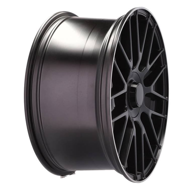 Racingline BK912 19x9.5 5x112 ET35 Black Half Matt & Polished Lip Mercedes - Wheelsup.sk