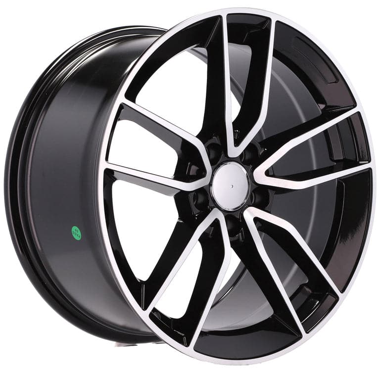 Racingline B5461 18x9 5x112 ET45 Black Polished Mercedes - Wheelsup.sk