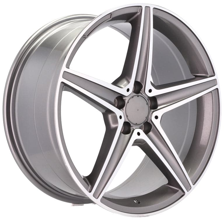 Racingline B5052 18x8 5x112 ET45 Grey Polished Mercedes - Wheelsup.sk