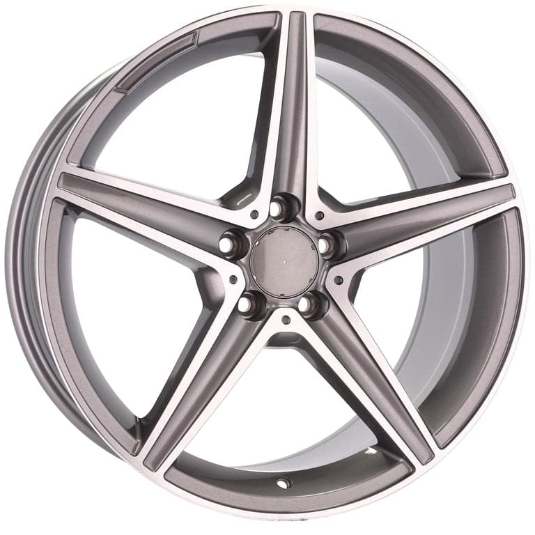 Racingline B5052 18x8 5x112 ET45 Grey Polished Mercedes - Wheelsup.sk