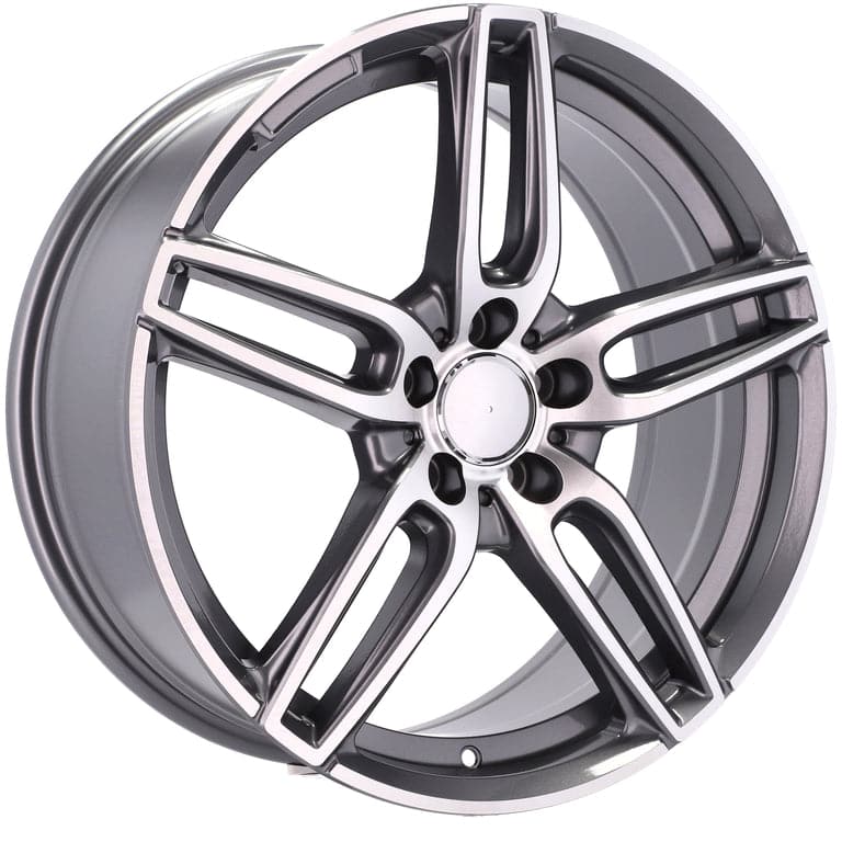 Alu kola pro Mercedes XE225 9.5x19 5x112 ET43 66.6 Grey Polished | Wheelsup.cz