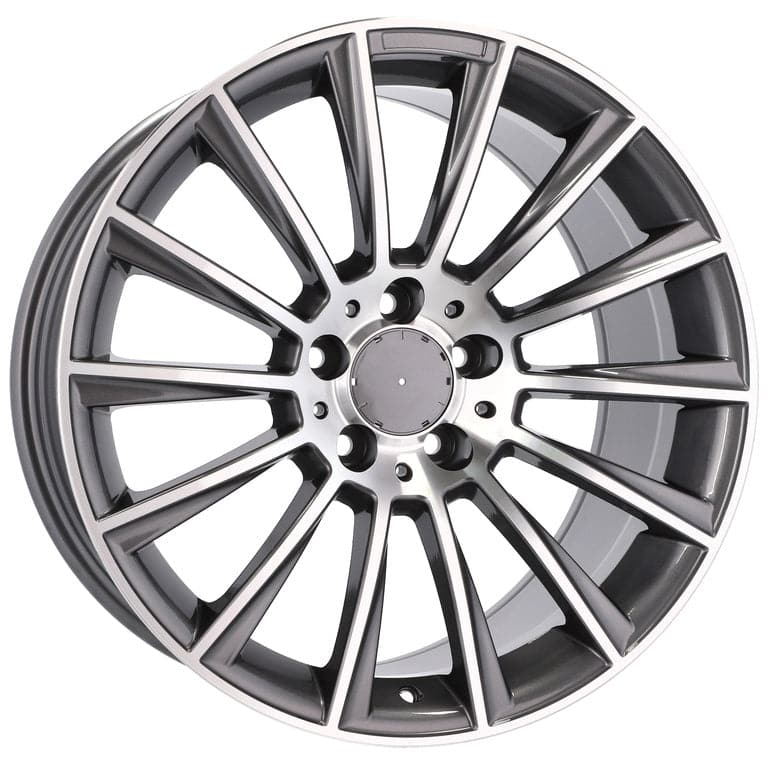 Racingline B1048 18x9.5 5x112 ET48 Grey Polished Mercedes - Wheelsup.sk