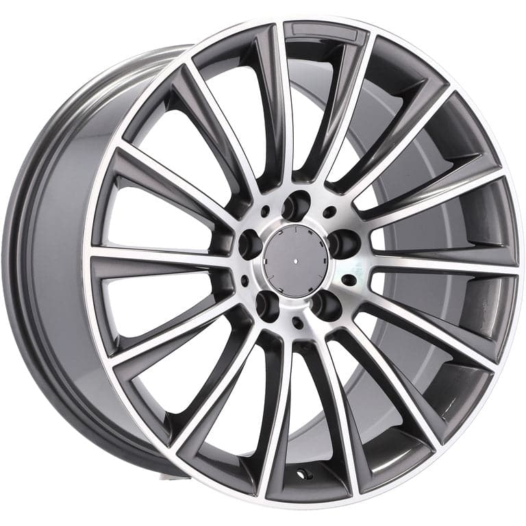 Racingline B1048 18x9.5 5x112 ET48 Grey Polished Mercedes - Wheelsup.sk
