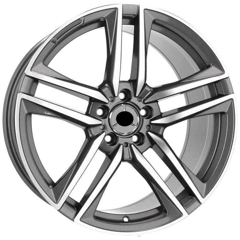 Racingline B1558 19x8.5 5x112 ET43 Grey Polished Mercedes - Wheelsup.sk