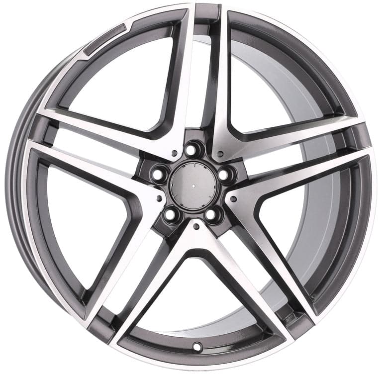 Racingline B1239 20x8.5 5x112 ET35 Grey Polished Mercedes - Wheelsup.sk