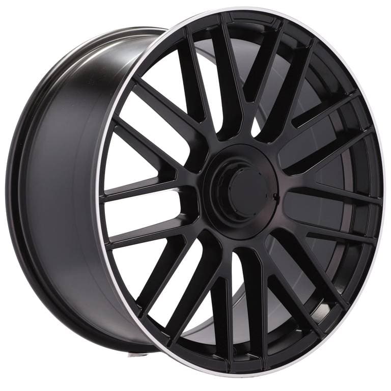 Racingline B1268 18x8 5x112 ET45 Black Half Matt & Polished Lip Mercedes - Wheelsup.sk
