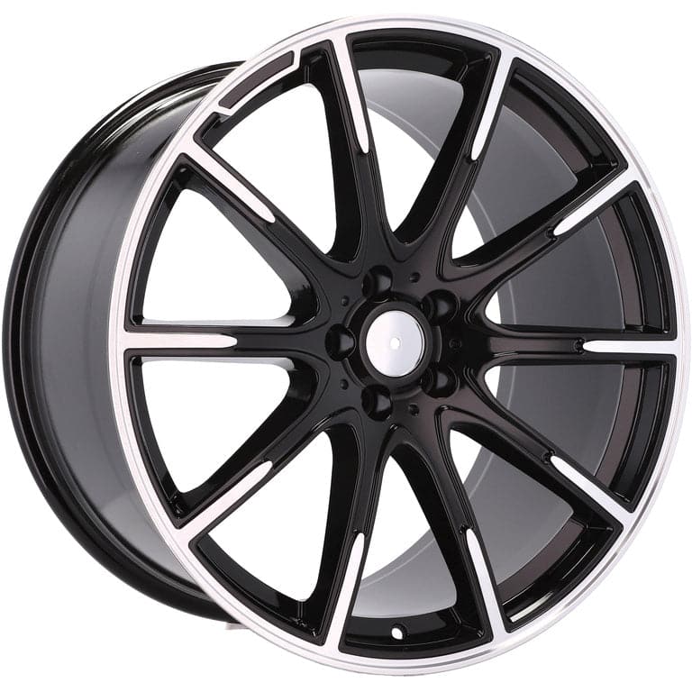 Racingline FE236 21x10 5x112 ET54 Black Polished Mercedes - Wheelsup.sk