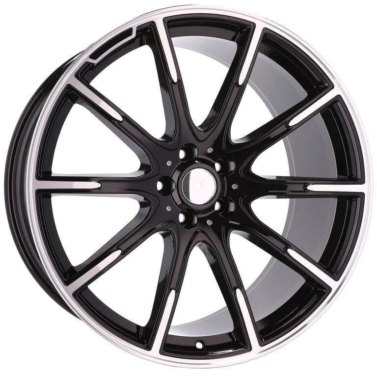 Racingline FE236 21x10 5x112 ET54 Black Polished Mercedes - Wheelsup.sk