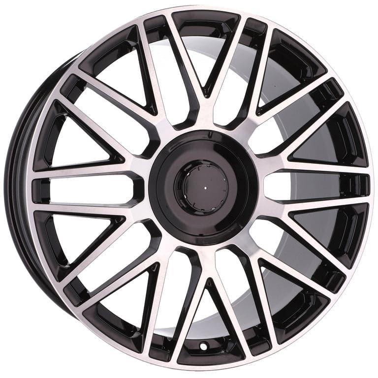 Racingline FE230 21x10 5x112 ET63 Black Polished Mercedes - Wheelsup.sk