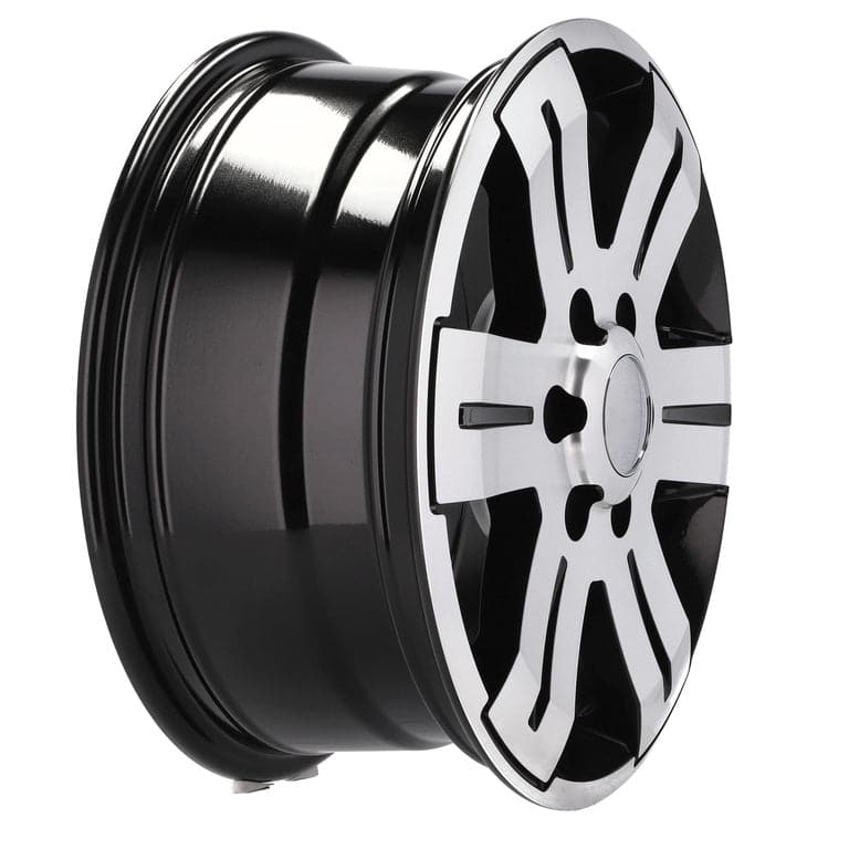 Racingline BK562 16x7 6x125 ET55 Black Polished Audi - Wheelsup.sk
