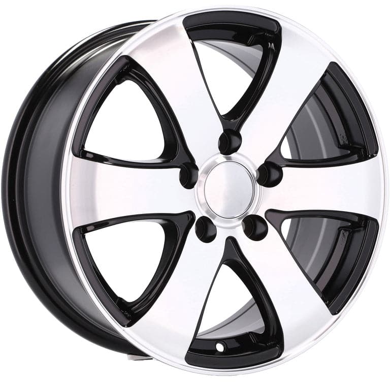 Racingline BK747 16x7 5x118 ET50 Black Polished Opel - Wheelsup.sk