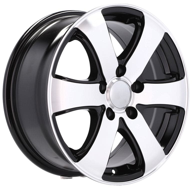 Racingline BK747 16x7 5x118 ET50 Black Polished Opel - Wheelsup.sk