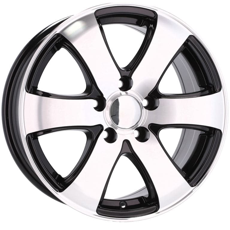 Racingline BK747 16x7 5x118 ET50 Black Polished Opel - Wheelsup.sk