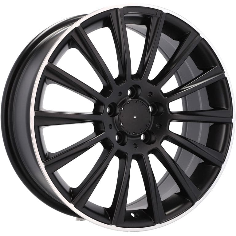 Racingline B1048 21x10 5x112 ET40 Black & Polished Lip Mercedes - Wheelsup.sk