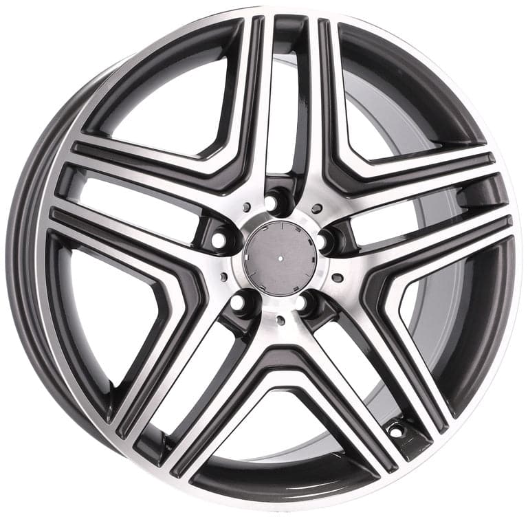 Racingline BK206 19x8.5 5x112 ET43 Grey Polished Mercedes - Wheelsup.sk