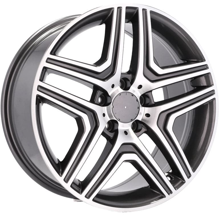 Racingline BK206 19x8.5 5x112 ET43 Grey Polished Mercedes - Wheelsup.sk