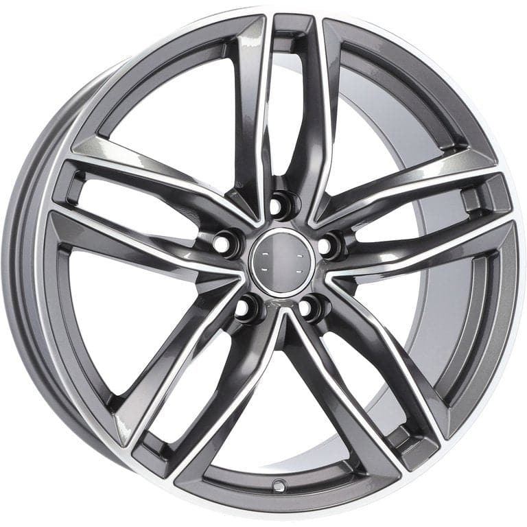 Racingline BK967 19x9.5 5x112 ET43 Grey Polished & Powder Coating Mercedes - Wheelsup.sk