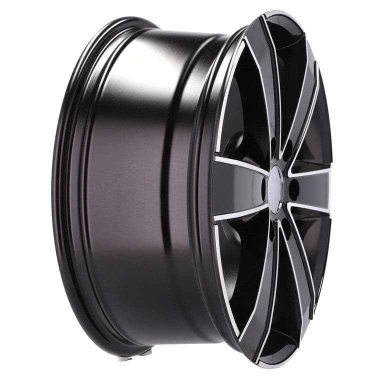 Racingline BK474 16x7 6x130 ET60 Black Polished Mercedes - Wheelsup.sk