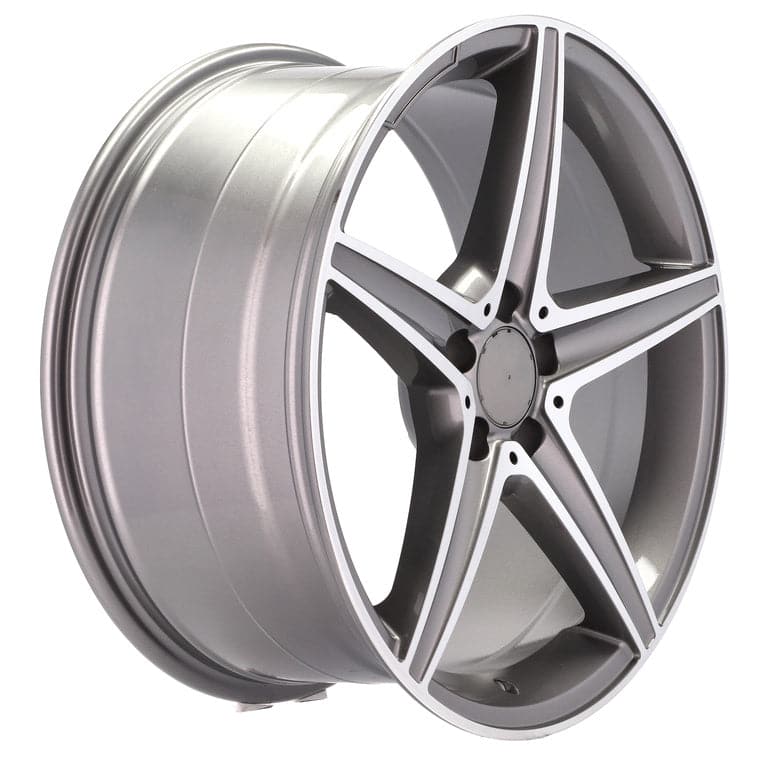 Racingline B5052 18x7.5 5x112 ET44 Grey Polished Mercedes - Wheelsup.sk
