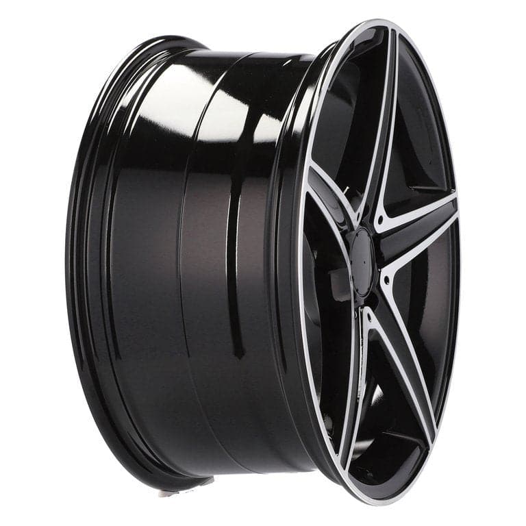 Racingline B5052 18x8.5 5x112 ET49 Black Polished Mercedes - Wheelsup.sk