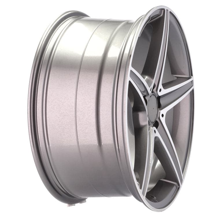 Racingline B5052 18x8.5 5x112 ET49 Grey Polished Mercedes - Wheelsup.sk