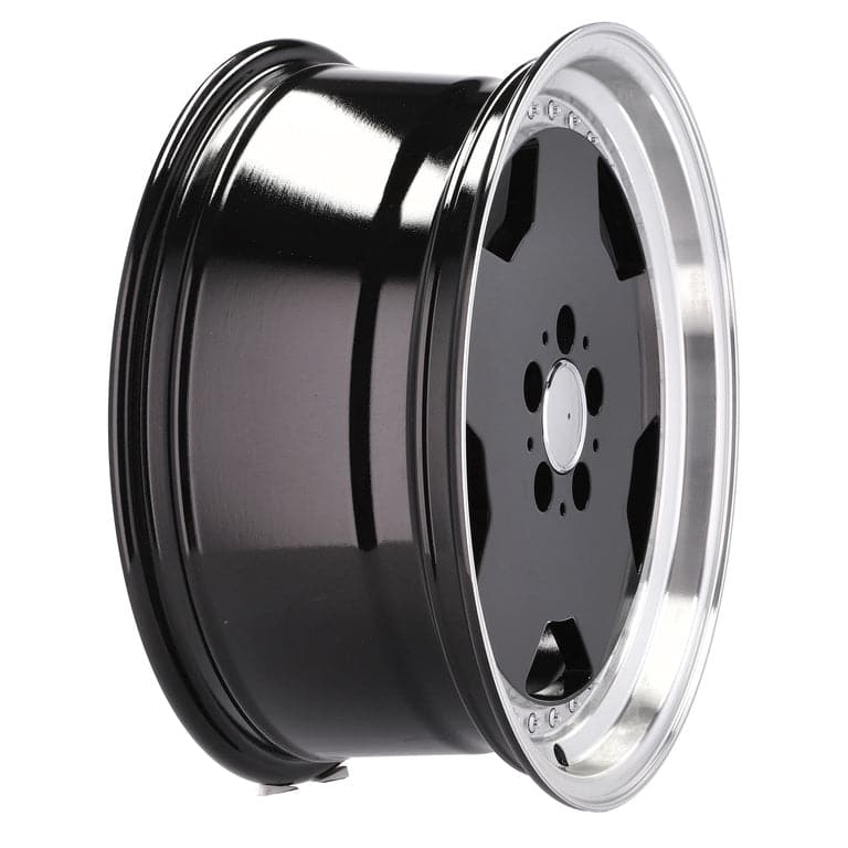 Racingline B5852 18x8 5x112 ET35 Black & Polished Lip Mercedes - Wheelsup.sk