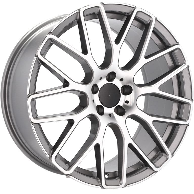 Racingline AT967 20x8.5 5x112 ET35 Grey Polished Mercedes - Wheelsup.sk
