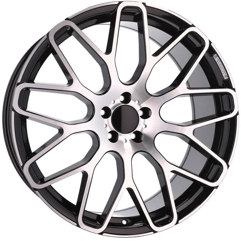 Racingline AT967 20x9.5 5x112 ET35 Black Polished Mercedes - Wheelsup.sk